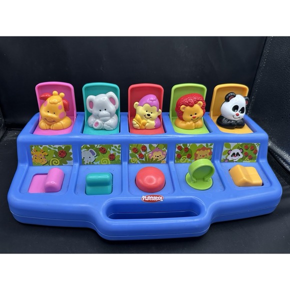 Playskool | Toys | 995 Popup Poppin Blue Pals Baby Toy Playskool Busy